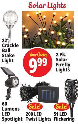 Ocean State Job Lot Solar lights offer