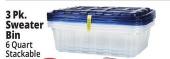 Ocean State Job Lot Mr. fresh sweater storage bins, 3-count offer