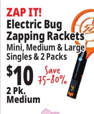 Ocean State Job Lot Zap it! electric indoor bug zapper with non-toxic attractant uv light and electric shock offer