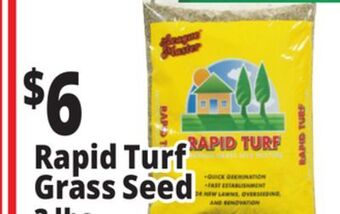 Ocean State Job Lot Rapid turf grass seed offer