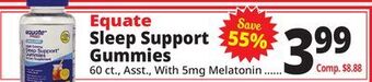 Ocean State Job Lot Equate sleep support gummies offer
