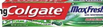 Ocean State Job Lot Colgate maxfresh with whitening toothpaste offer