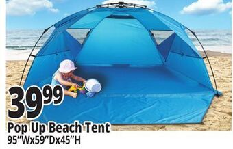 Ocean State Job Lot Instant pop-up beach tent offer