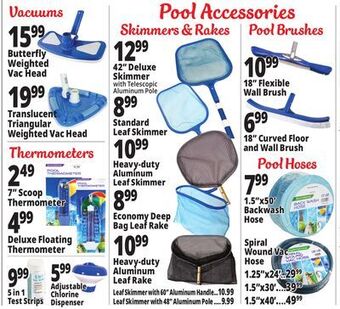 Ocean State Job Lot Pool accessories offer