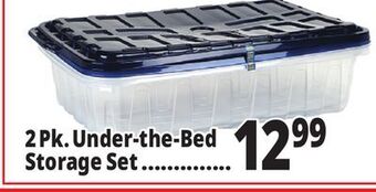 Ocean State Job Lot Mr. fresh under the bed storage bins, 2 count offer