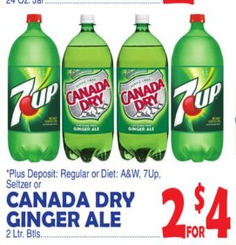 Bravo Supermarkets Canada dry ginger ale offer