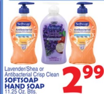 Bravo Supermarkets Softsoap hand soap offer