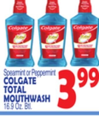 Bravo Supermarkets Colgate total mouthwash offer