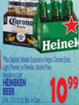 Bravo Supermarkets Heineken beer offer