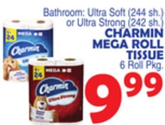 Bravo Supermarkets Charmin mega roll tissue offer