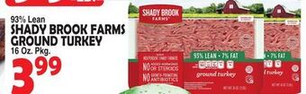 Bravo Supermarkets Shady brook farms ground turkey offer