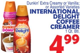 Bravo Supermarkets International delight coffee creamer offer