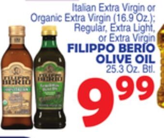 Bravo Supermarkets Filippo berio olive oil offer