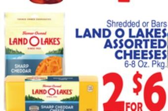 Bravo Supermarkets Land o lakes assorted cheeses offer