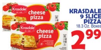 Bravo Supermarkets Krasdale 9 slice pizza offer