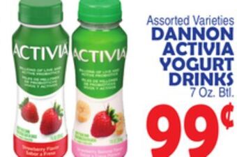 Bravo Supermarkets Dannon activia yogurt drinks offer