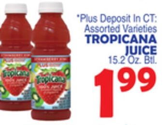 Bravo Supermarkets Tropicana juice offer
