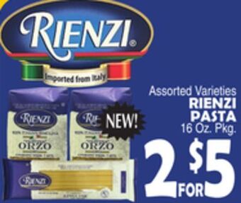 Bravo Supermarkets Rienzi pasta offer