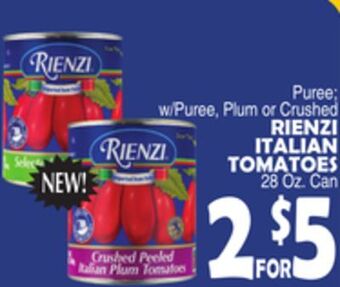 Bravo Supermarkets Rienzi italian tomatoes offer