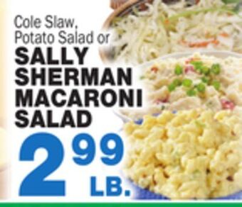 Bravo Supermarkets Sally sherman macaroni salad offer