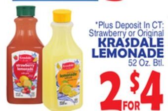 Bravo Supermarkets Krasdale lemonade offer