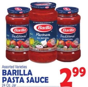 Bravo Supermarkets Barilla pasta sauce offer