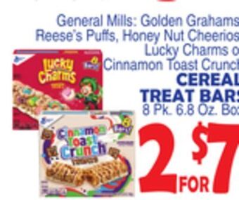 Bravo Supermarkets General mills cereal treat bars offer