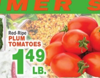 Bravo Supermarkets Plum tomatoes offer