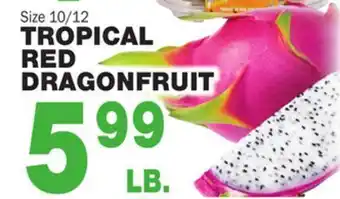 Bravo Supermarkets Tropical red dragonfruit offer