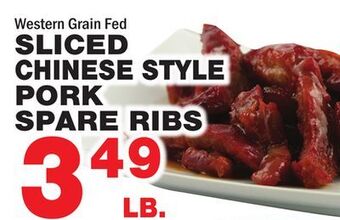 Bravo Supermarkets Chinese style pork spare ribs offer