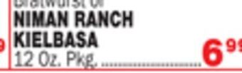 Bravo Supermarkets Niman ranch kielbasa offer