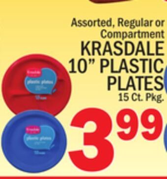 C Town Krasdale 10 plastic plates offer