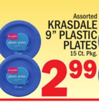 C Town Krasdale 9 plastic plates offer