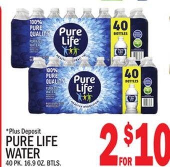 C Town Pure life water offer
