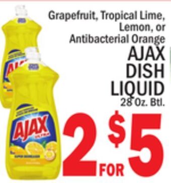 C Town Ajax dish liquid offer