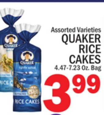 C Town Quaker rice cakes offer