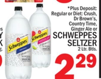C Town Schweppes seltzer offer