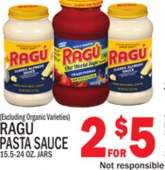 C Town Ragu pasta sauce offer