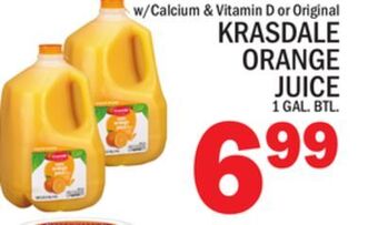 C Town Krasdale orange juice offer