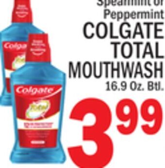 C Town Colgate total mouthwash offer