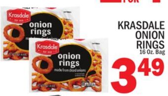 C Town Krasdale onion rings offer