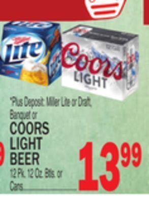 C Town Banquet or coors light beer offer