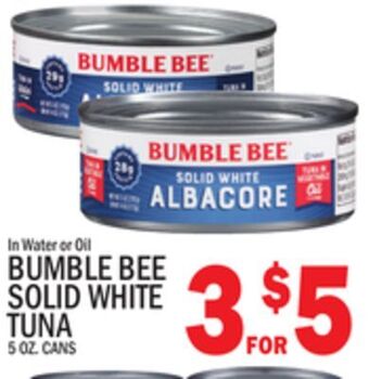 C Town Bumble bee solid white tuna offer