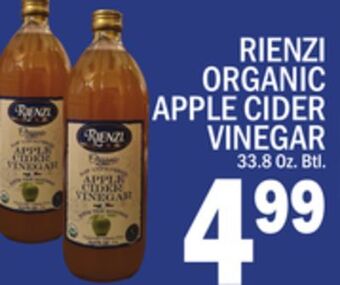 C Town Rienzi organic apple cider vinegar offer