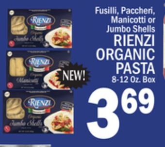 C Town Rienzi organic pasta offer