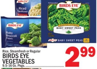 C Town Birds eye vegetables offer
