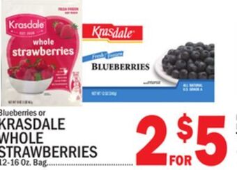 C Town Krasdale whole strawberries offer