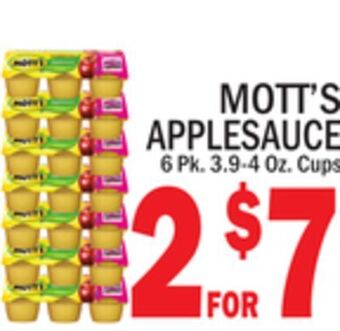 C Town Mott's applesauce offer