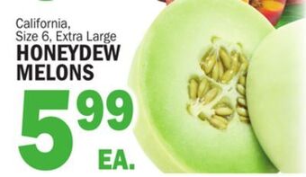 C Town Honeydew melons offer