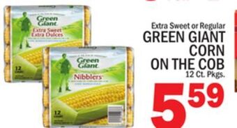 C Town Green giant corn on the cob offer